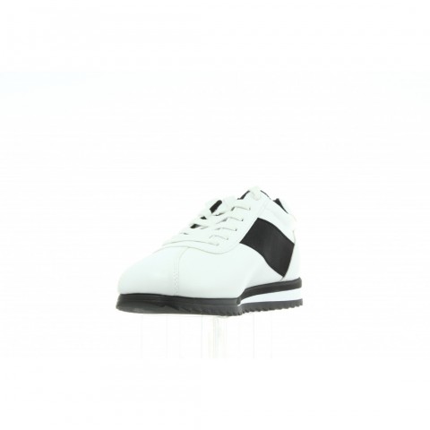 S0499 White Black Biały