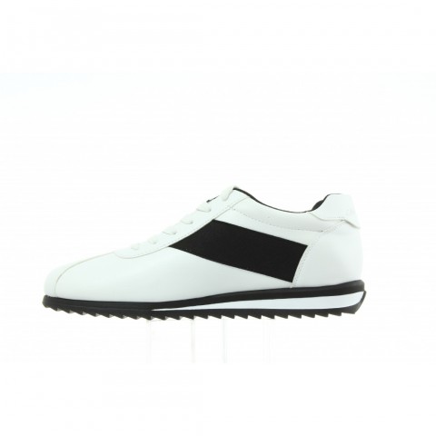 S0499 White Black Biały