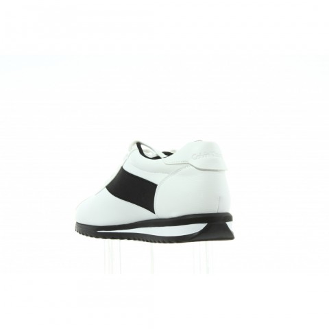 S0499 White Black Biały